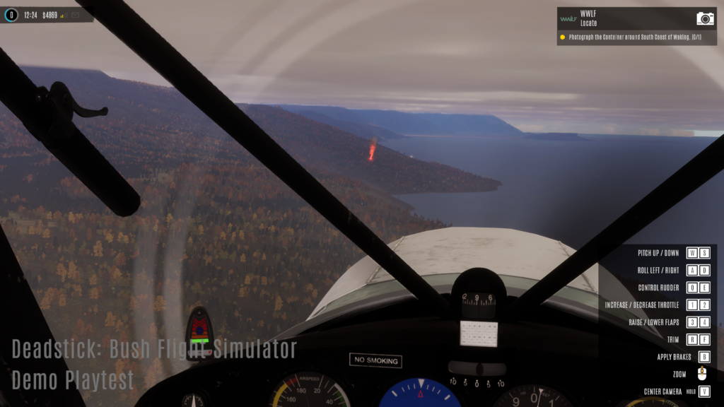 image showing flare from container search mission