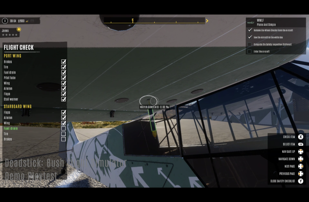 image showing fuel draining feature of walkaround