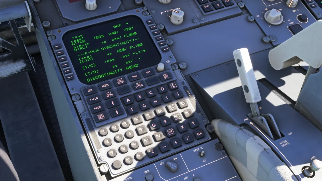 Just Flight Fokker 70 Fokker 100 CDU Control Display Unit