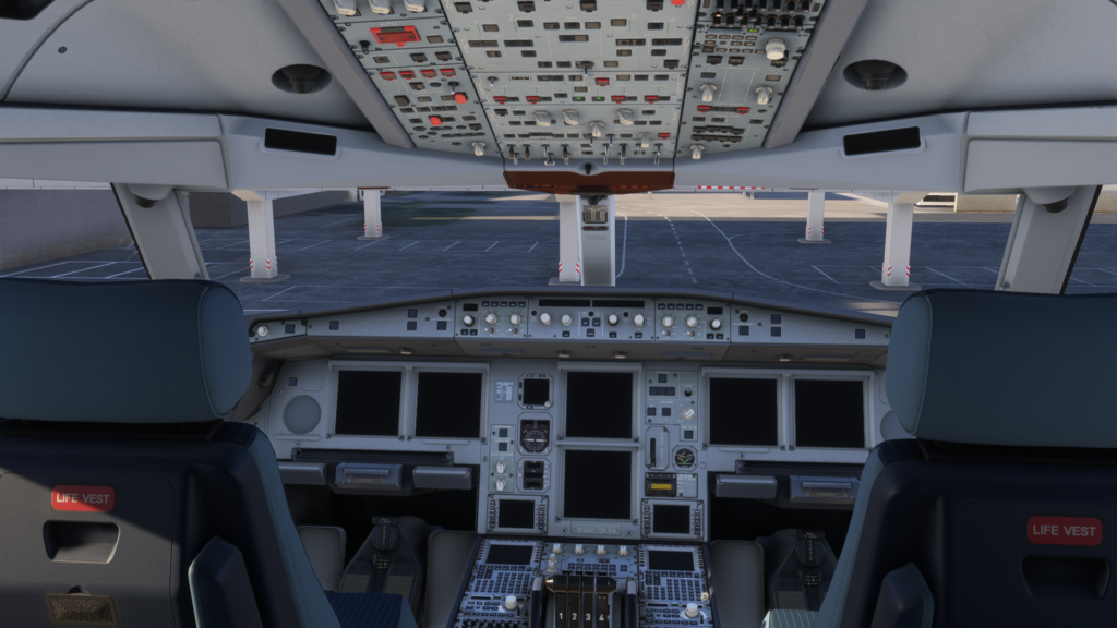 Aerosoft A340-600 Cockpit