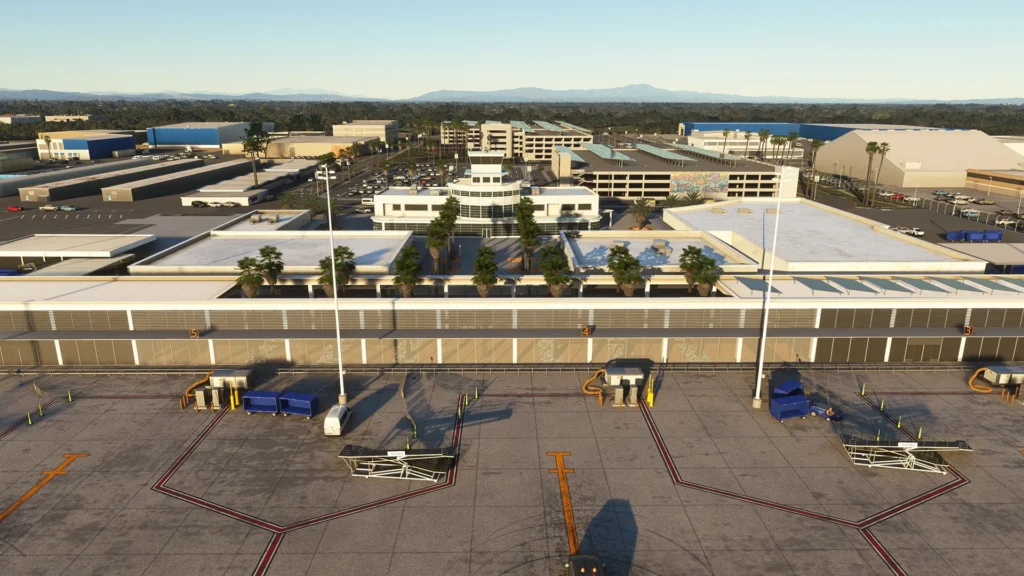 Birdseye view of simulated KLGB scenery