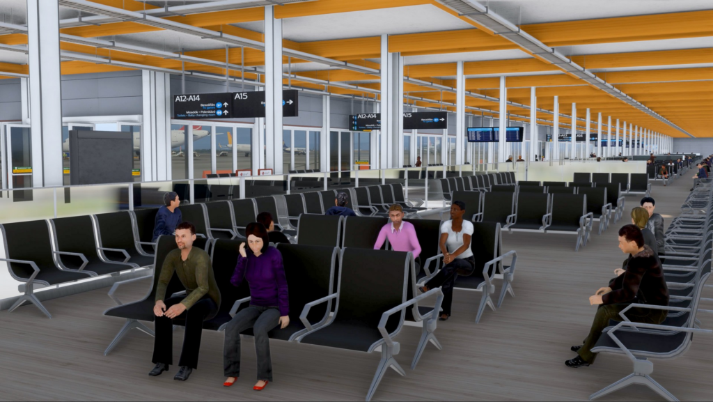 SoFly Budapest LHBP MSFS 2024 Terminal Interior