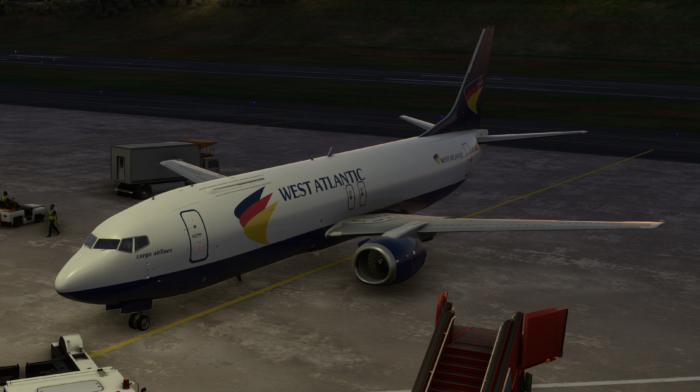 CSS Boeing 737 Classic freighter add-on preview in Microsoft Flight Simulator