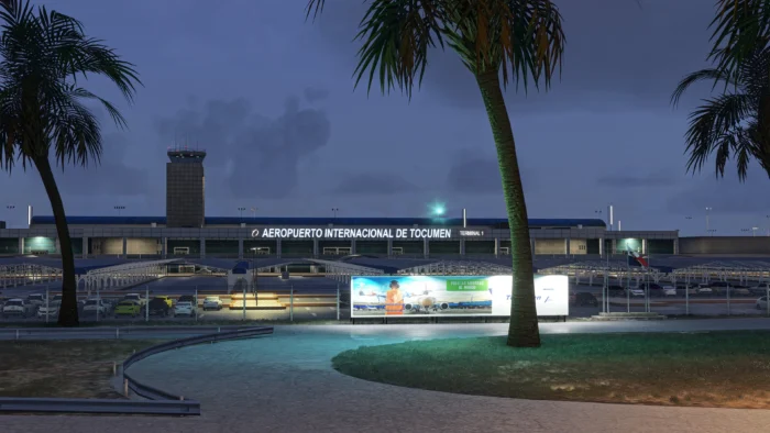 MSFS view of Tocumen International Airport scenery by DominicDesignTeam