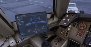 A look at the EFB of the BlueBird 757.