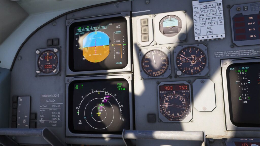 Just Flight Fokker F700 & Fokker F100 MSFS PFD