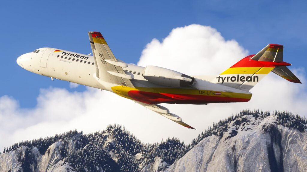 Just Flight Fokker F700 & Fokker F100 MSFS Exterior
