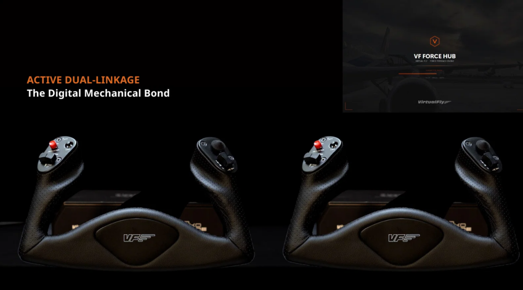 VirtualFly Yoko Force Neo with Active Dual-Linkage technology and VF Force Hub software