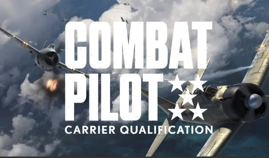Combat Pilot Carrier Qualification showcasing World War II naval aircraft during Pacific Theater combat operations