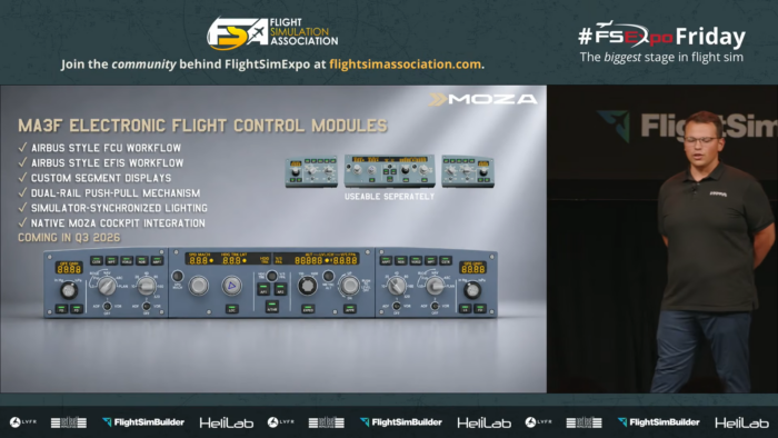 Moza showcases new flight sim avionics and control modules at FSExpo 2026