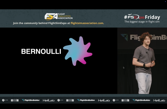Fly With AI presenter showcases new Bernoulli features at FSExpo 2026
