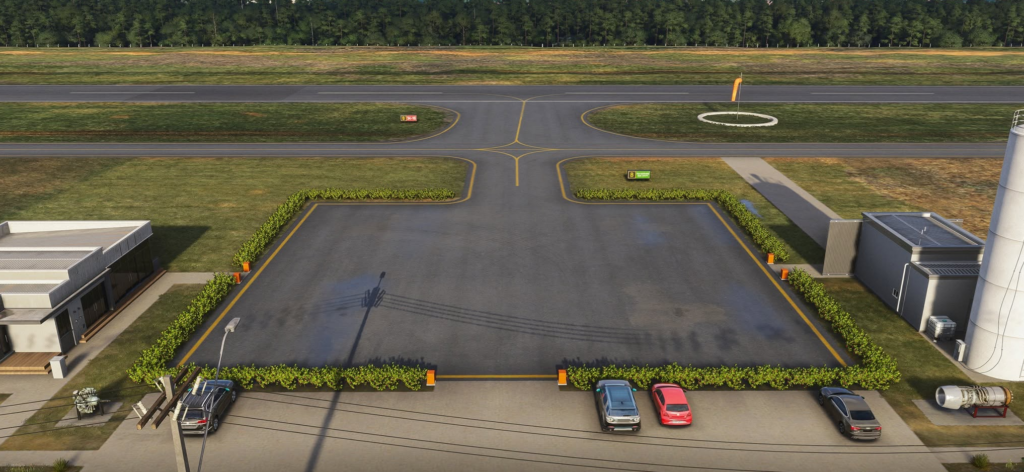 SJOY Aeroparque Aldeia da Serra apron and taxiway in Microsoft Flight Simulator 2024 by Flyt