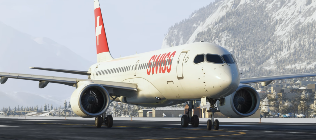 Swiss Airbus A220-300 by Synaptic Simulations for Microsoft Flight Simulator