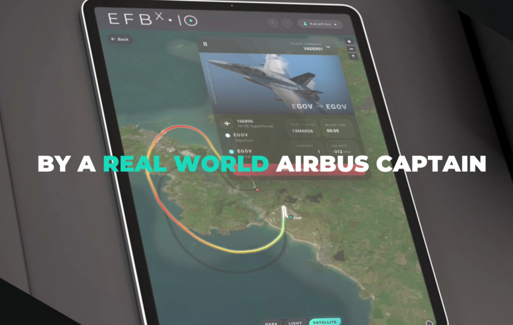 efbX developed by a real-world airline captain for Microsoft Flight Simulator