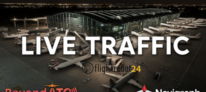 BeyondATC Live Traffic MSFS 2024 FlightRadar24 Navigraph real-time aircraft traffic feature
