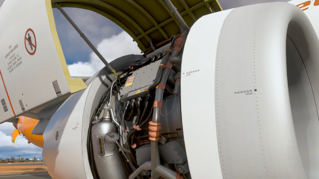 iFly 737 MAX SP1 MSFS Openable Engine Cowling