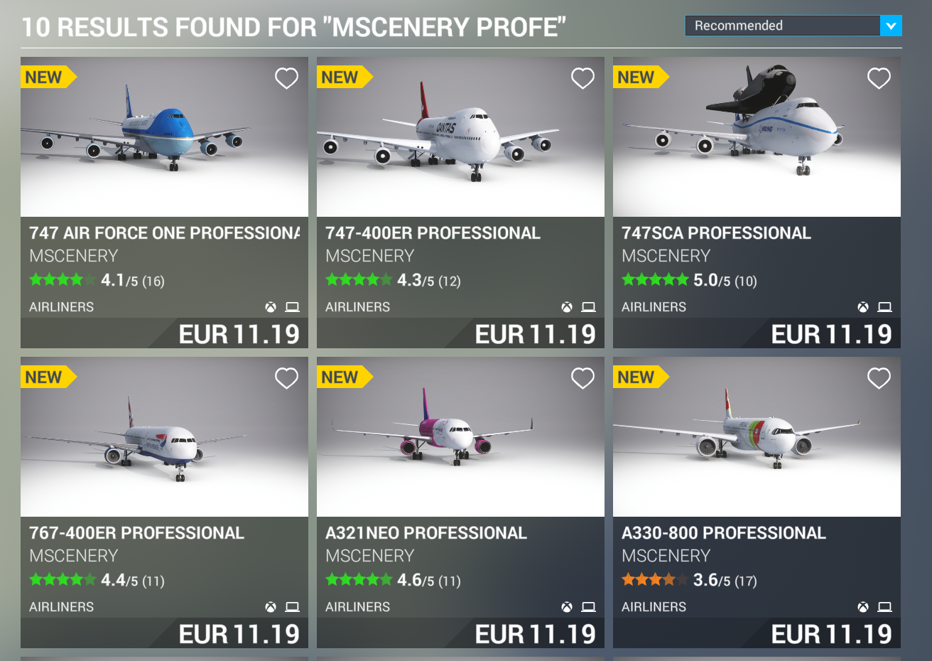 Microsoft Removes MScenery from MSFS Marketplace - FSNews