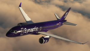 Synaptic Simulations Airbus A220 MSFS TItle