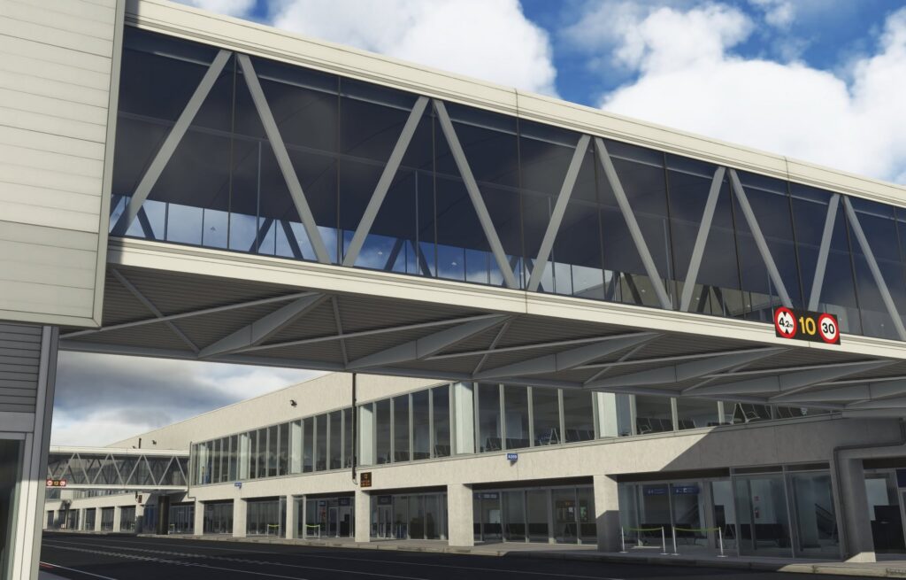 Pyreegue LEPA MSFS Jetbridge connection Concoruse A