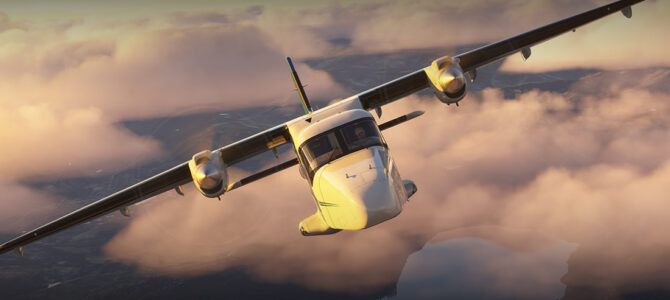 Carenado Dornier Do228 in flight