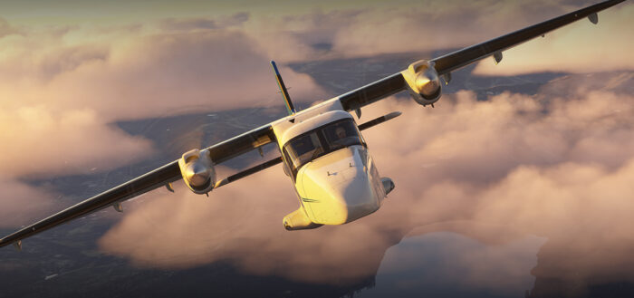 Carenado Dornier Do228 in flight