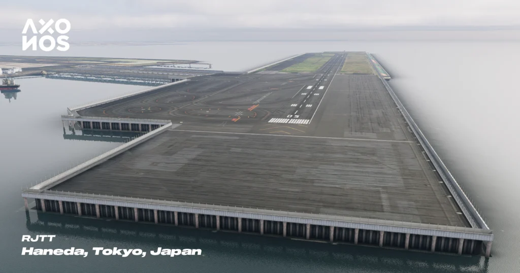 Axonos Tokyo Haneda RJTT X-Plane 12 Runway