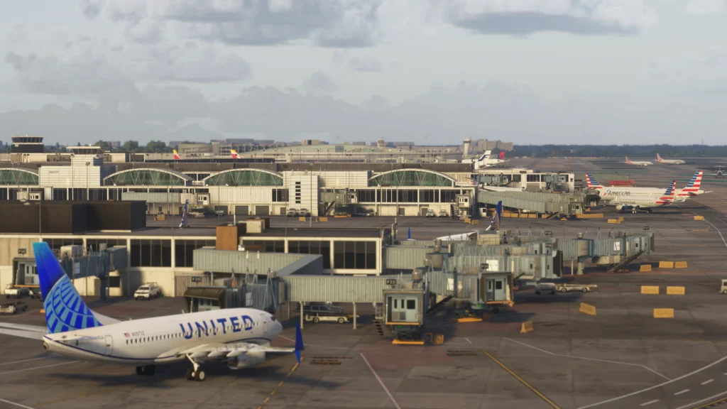 iniBuilds KORD MSFS 2024 Apron During the Day