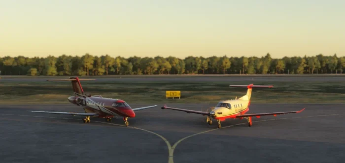 Pilatus PC-12 and PC-24 aircraft in Microsoft Flight Simulator