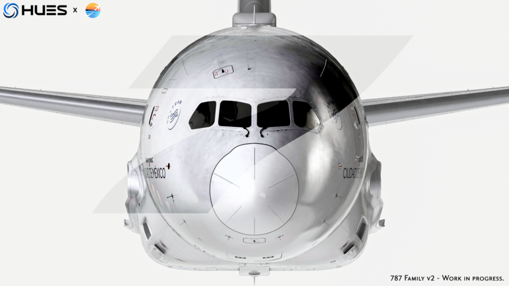 Horizon Simulations 787 frontal