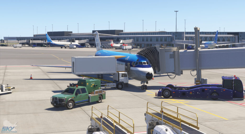 Skysimulations DC-9 KLM at the gate