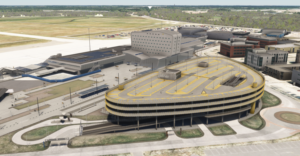 EHEH terminal land side view
