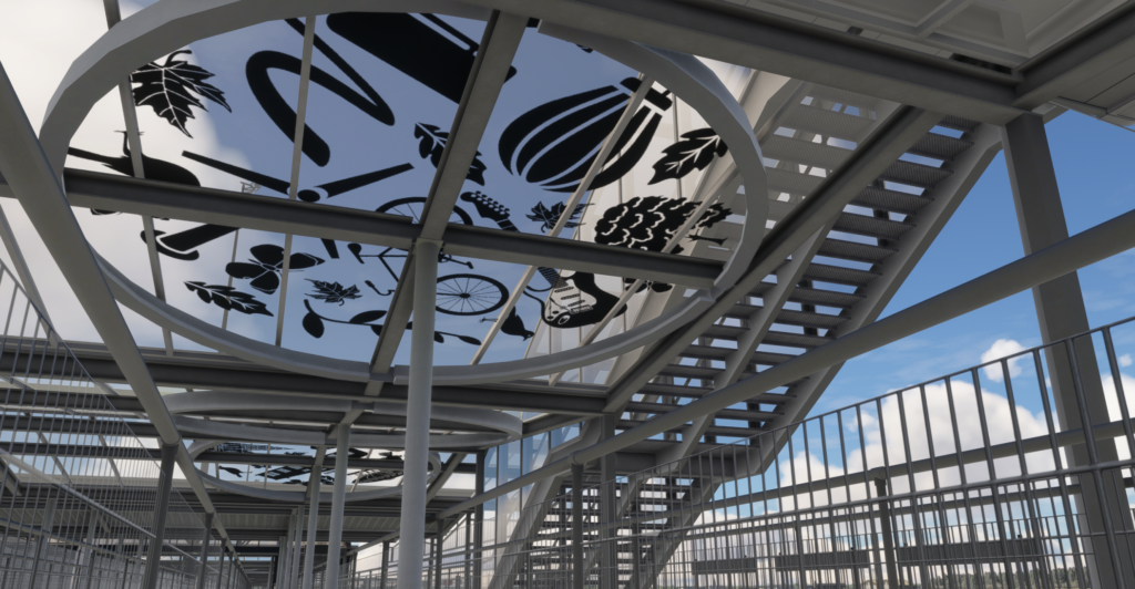 FTXDes EHEH Exterior walkway detail