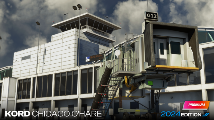 Preview of Chicago O’Hare International Airport scenery for Microsoft Flight Simulator 2024.