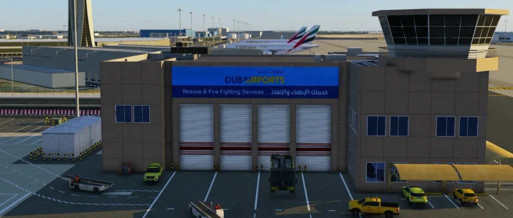 SKYDOM Dubai Al Maktoum International Airport OMDW X-Plane 12 Facilities