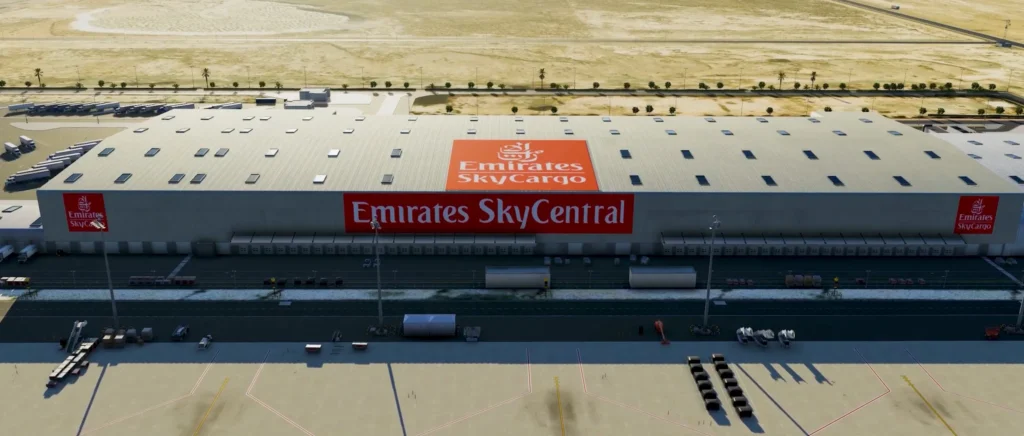 SKYDOM Dubai Al Maktoum International Airport OMDW X-Plane 12 Emirates SkyCentral