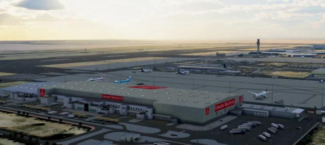 SKYDOM Dubai Al Maktoum International Airport OMDW X-Plane 12 Title