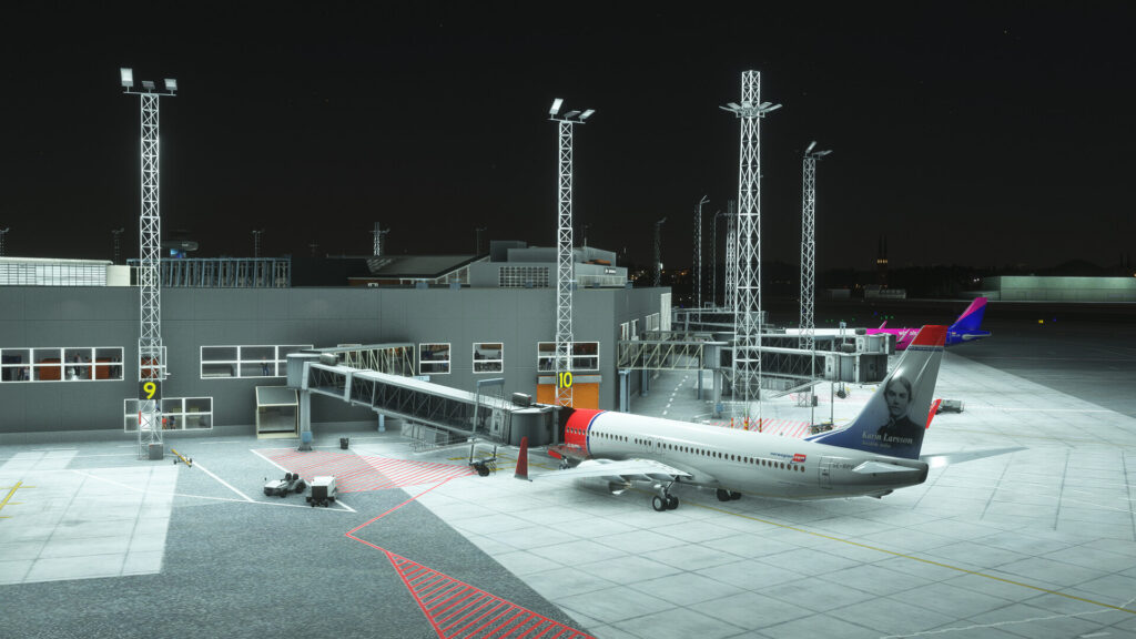IronSim Stavanger ENZV MSFS 2024 Night Lighting