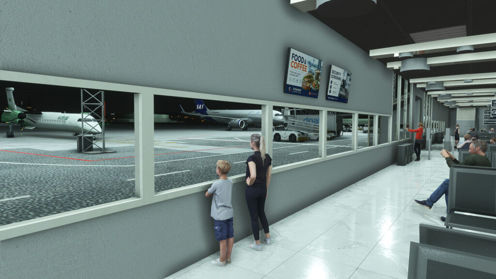 IronSim Stavanger ENZV MSFS 2024 Terminal Interior