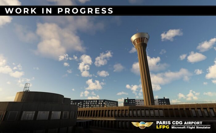 PESim Paris CDG iniBuilds Aftermath Title