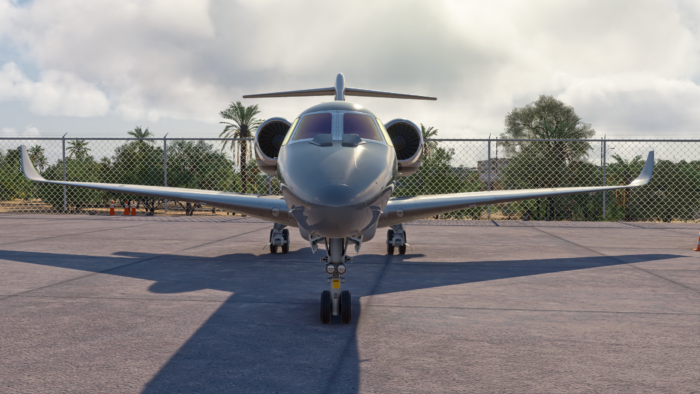 FlightFX Cessna Citation X in Microsoft Flight Simulator 2024 parked at an airport