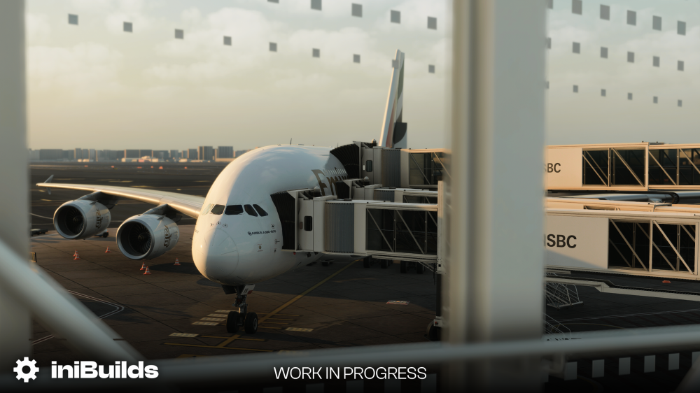 iniBuilds Dubai v2 Multi-jetway system