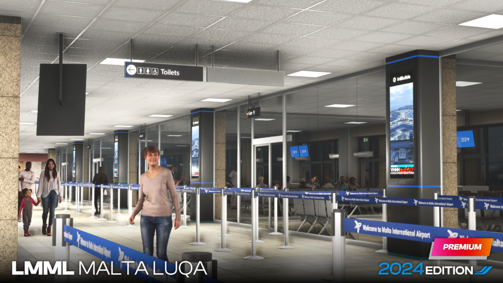 iniBuilds Malta LMML MSFS 2024 Terminal Interior