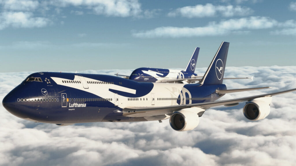 Lufthansa 100th Anniversary Livery for MSFS2024 748