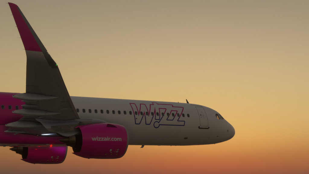 MSFS 2024 Top 5 Airliners Honourable mention FSLabs A321 NEO cruise at dusk