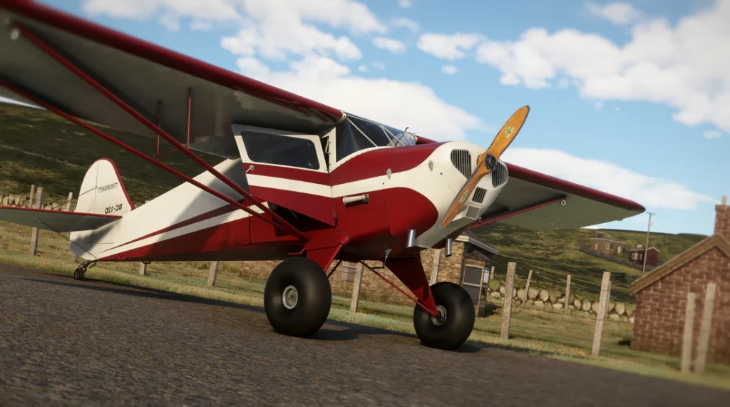 Taylorcraft in triciycle configuration