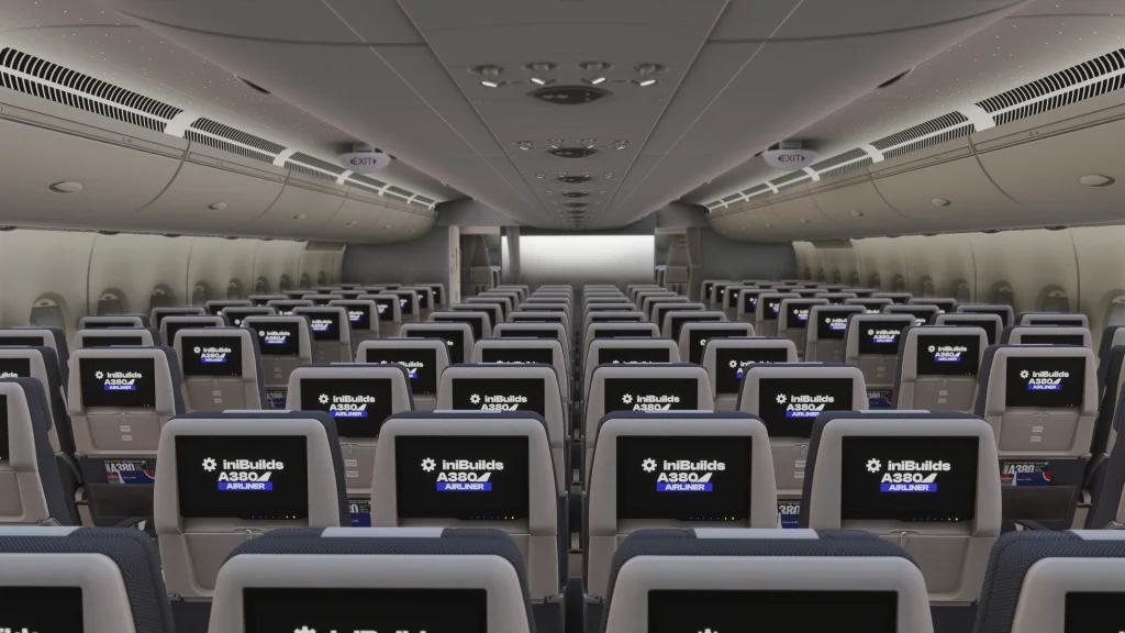 iniBuilds A380 Airliner MSFS 2024 Release Cabin 2