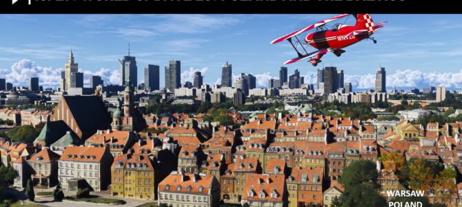 MSFS 2024 World Update 23 Poland and the Baltics over Warsaw
