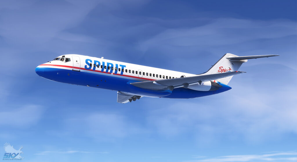 Skysim DC-9 21 Spirit Airlines