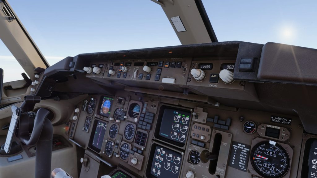 BlueBird 757 MSFS Release Cockpit