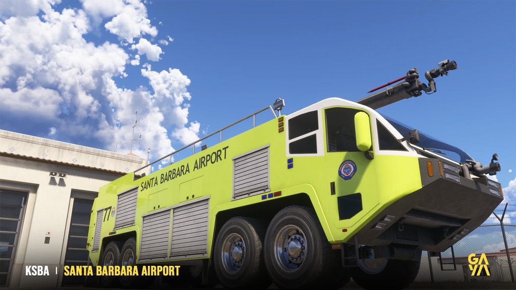Gaya Simulations KSBA MSFS 2024 Fire Truck